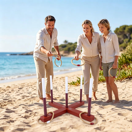 Goplus Ring Toss Game for Adults Outdoor Yard Game
