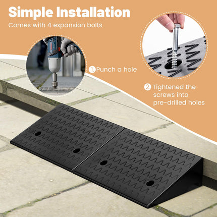 Goplus Curb Ramp 2 Pack