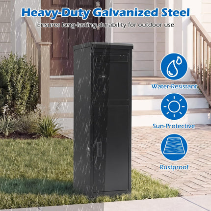Goplus 12.5" x 16.5" x 43.5" Package Delivery Boexes for Outside