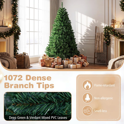 Goplus 6 ft Smart Pre-Lit Christmas Tree with 719 Branch Tips & 42 Lighting Modes