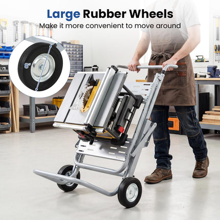 Goplus Portable Table Saw Stand |150 KG Load Capacity Tablesaw Stand