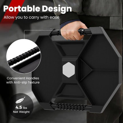 Goplus Automotive Rolling Tool Tray with 4 Swivel Casters (25 KG Weight Capacity)