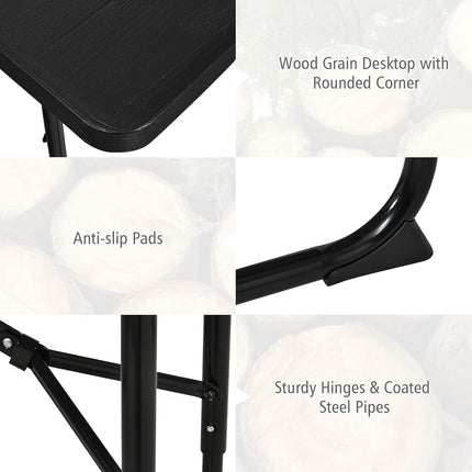 Goplus Foldable Picnic Table with Benches