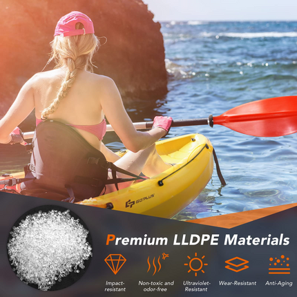 Goplus Sit-on-Top Kayak, 10.2ft Portable Recreational Kayak - GoplusUS