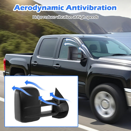 Goplus Towing Mirror Pair | Tow Mirrors for 2003-2006 Chevry Silverado GMC Sierra