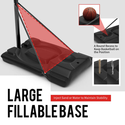 Goplus Portable Basketball Hoop Outdoor - GoplusUS