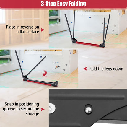 Goplus Saw Horses 2 Pack Folding