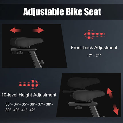 Goplus Air Bike, Fan Exercise Bike with Unlimited Resistance - GoplusUS