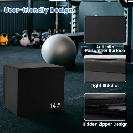 Goplus 3 in 1 High Density Foam Plyometric Jump Box