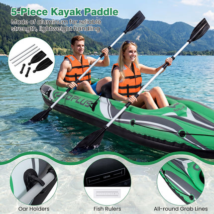 Goplus Inflatable Kayak 2 Person 11.5 FT Tandem Touring Kayak