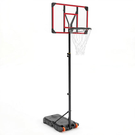 Goplus 6.5FT-9FT Height Adjustable Kids Basketball Goal System with 32in Backboard