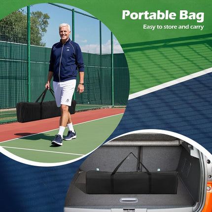 22FT Regulation Size Pickle Ball Net System with Strong Metal Frame
