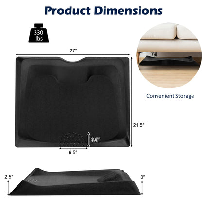 Goplus Anti-Fatigue Standing Desk Mat, Not Flat Comfort Mat with Massage Points - GoplusUS