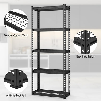 Goplus 5-Tier Metal Shelving Unit