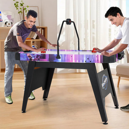 Goplus 56 Inch Air Hockey Table w/LED Scoreboard and Powerful 12V Motor