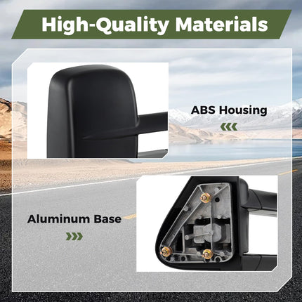 Goplus Tow Mirrors for 1999-2006 Chevy Silverado GMC Sierra 1500 2500HD 3500HD