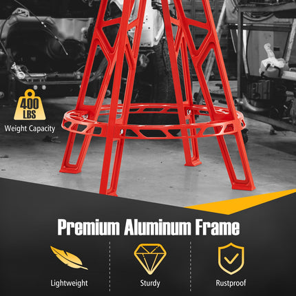 Goplus 400 LBS Meachanic Chair with 3" Thick Padded Seat for Work Shop Auto Repair