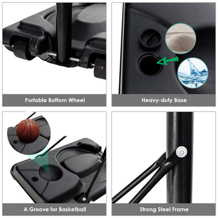 Goplus Portable Basketball Hoop Outdoor - GoplusUS