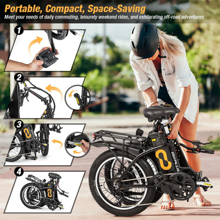 goplus folding electric bicycle Goplus Electric Bicycle for Adults, Folding Ebike w/20 Fat Tires, 750W – GoplusCA