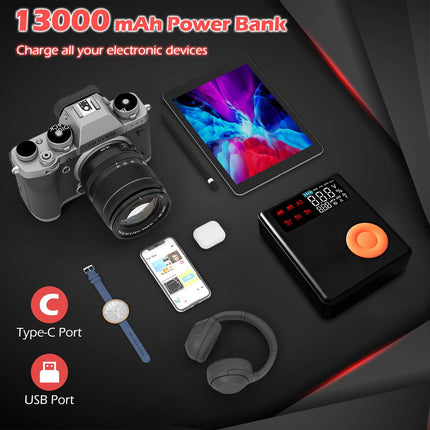 Goplus Car Jump Starter with Air Compressor