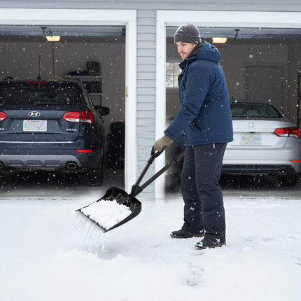 Goplus 53" Long Ergonomic Snow Removal with D-Grip Handle