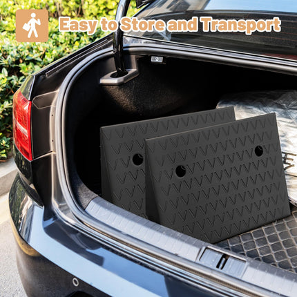 Goplus Curb Ramp 2 Pack
