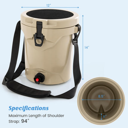 Goplus 10QT Water Cooler w/Faucet