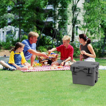 16 Quart Cooler, Portable Insulated Ice Chest - GoplusUS