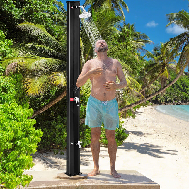 Goplus 9.3 Gallon Solar Heated Outdoor Shower