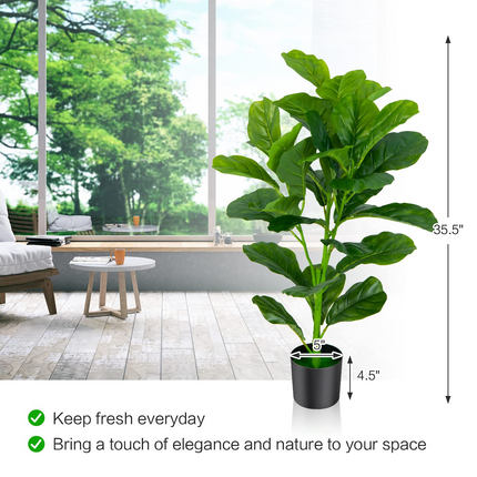Goplus Fake Fiddle Leaf Fig Tree - GoplusUS