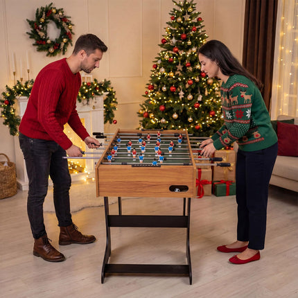 Goplus 48inch Space-Saving Foldable Arcade Game Table for Adults Family Night Game Room