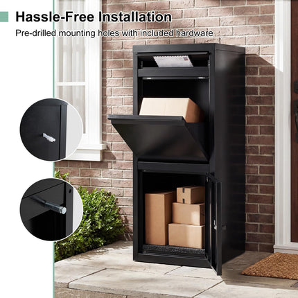 Goplus Package Delivery Boexes for Home Office (16" x 15" x 40.5")