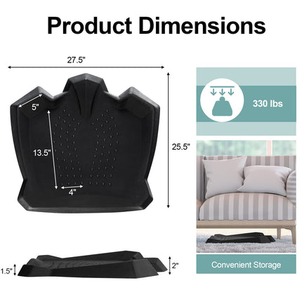 Anti Fatigue Standing Desk Mat, Ergonomic Cushioned Comfort Floor Mat - GoplusUS