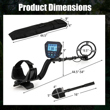 Goplus Metal Detector for Adults Professional Higher Accuracy Gold Detector