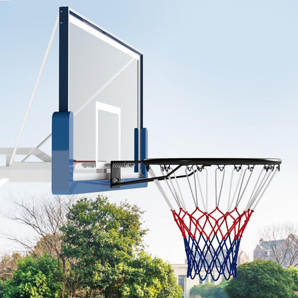 Goplus 18" Replacement Basketball Rim Wall Door Mounted Basketball Hoop