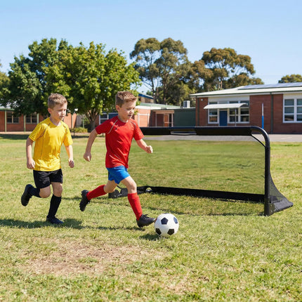 Goplus 5 x 3 FT Foldable Soccer Goal with Net & Ground Stakes