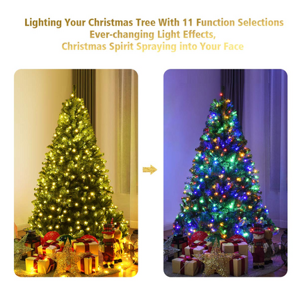 Goplus 5FT Pre-Lit Artificial Christmas Tree - GoplusUS