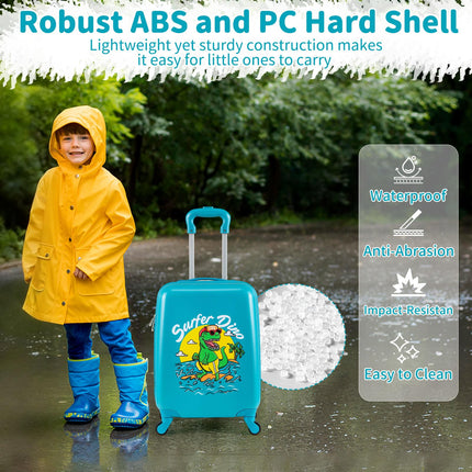 Goplus 2 PCS Kids Luggage | 13" Backpack & 16" Carry-on Suitcase