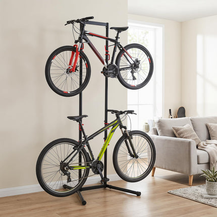 Goplus 4 Bike Storage Rack Indoor Freestanding Bike Rack for Garage