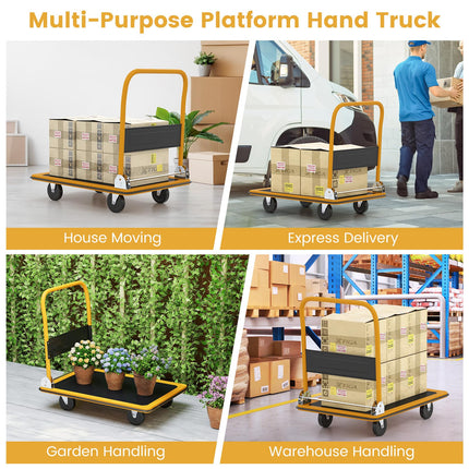 Goplus Moving Platform Hand Truck for Loading & Storage | 660LBS Max Load