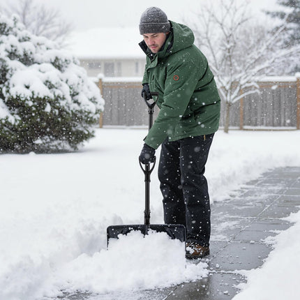 Goplus 53" Long Ergonomic Snow Removal with D-Grip Handle