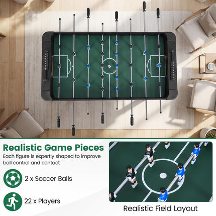Goplus 47" Competition Full Size Soccer Game Table with 22 Players & 2 Balls