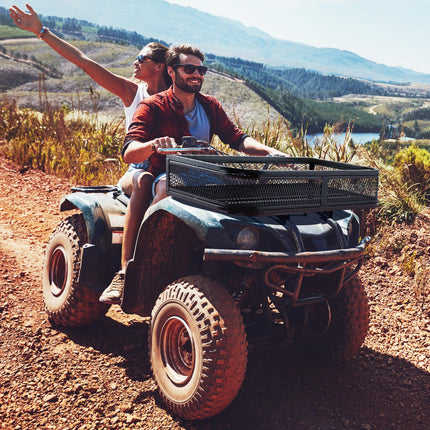 Goplus ATV Front Rack Universal ATV Storage Rack 36.5”L x 17.5”W x 6.5”H