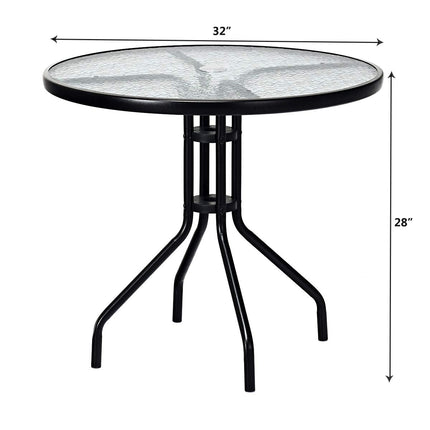 Goplus 5-Piece Bistro Set Outdoor Patio Furniture - GoplusUS
