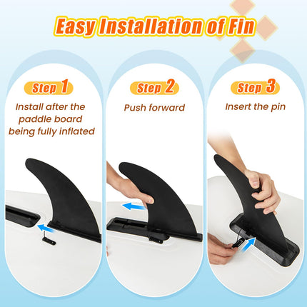 Goplus 11FT  Inflatable Stand Up Paddle Board with Waterproof Phone Bag