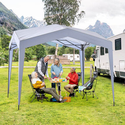 Goplus 10 x 10 FT Outdoor Pop up Canopy Tent | Irregular Folding Commercial Tent for Party