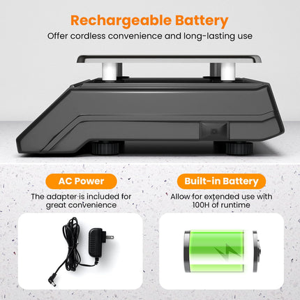 Goplus 88lb/40kg Price Computing Scale, Digital Commercial Food Scale with Counting Function