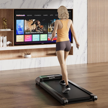 Walking Pad Treadmill Under Desk with 265 lbs Capacity - Goplus