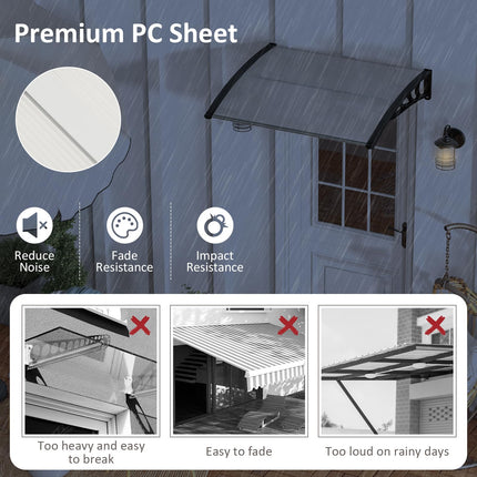 48" x 40" Window Awning - Goplus