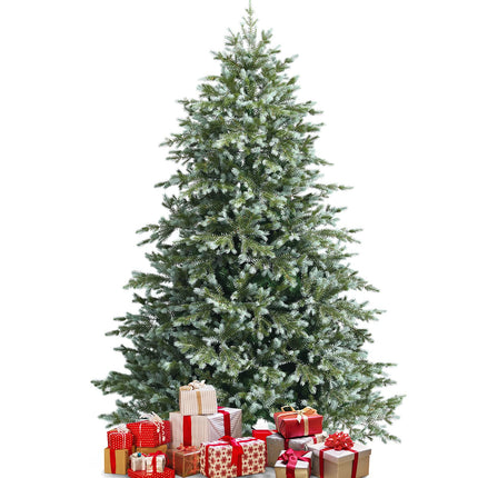 Goplus 7ft Artificial Christmas Tree with 1260 Mixed PE & PVC Branch Tips